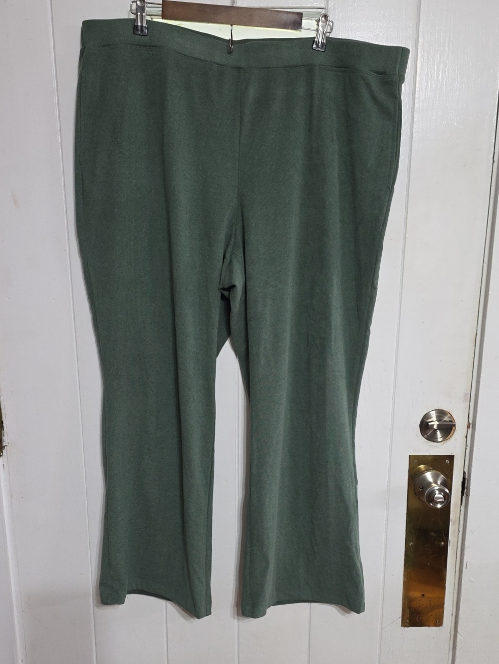 NWT Ruby Rd. Women's Pants Sage Green Pull On Stretch Comfort Soft M Sz 2X